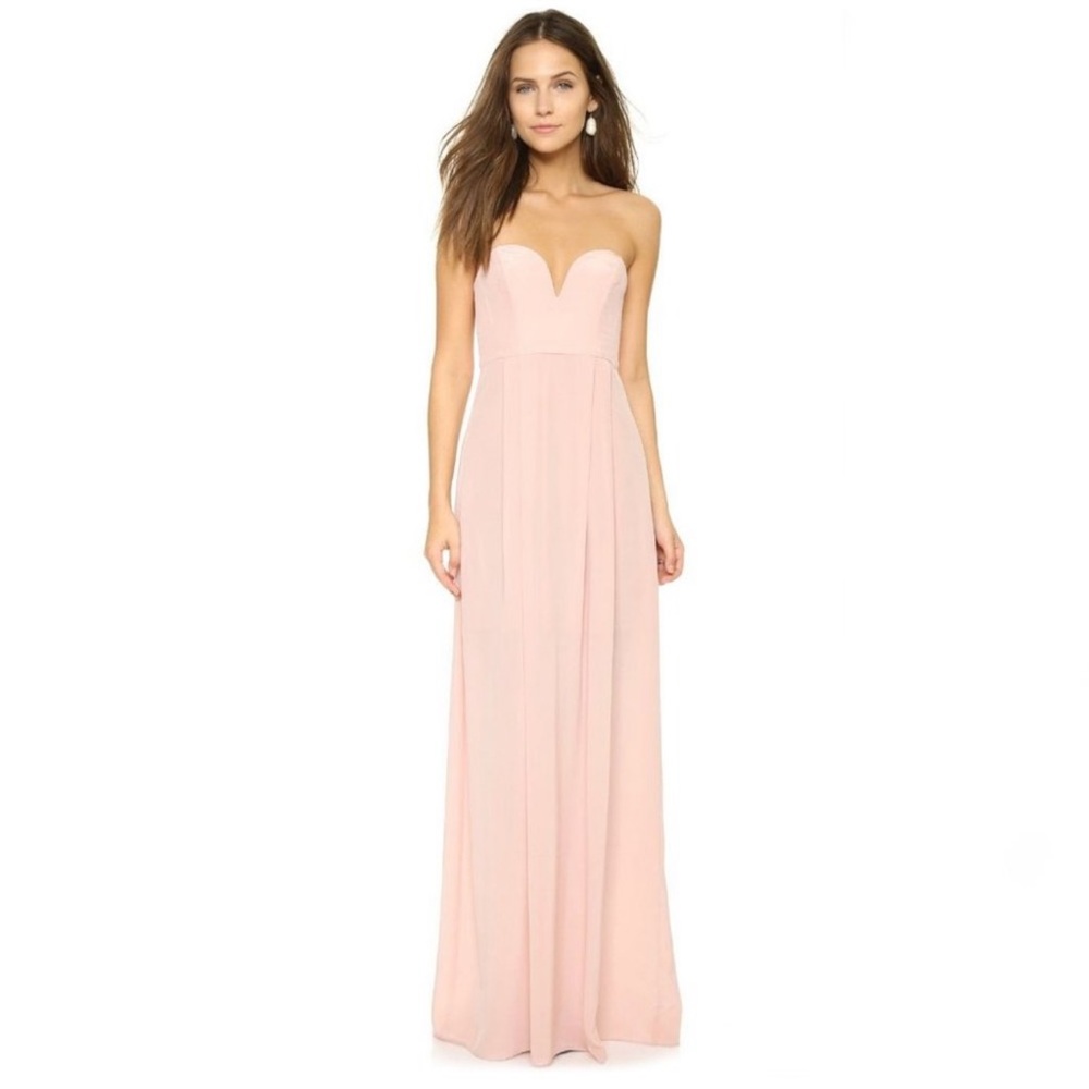 Zimmerman Pink Strapless Dress